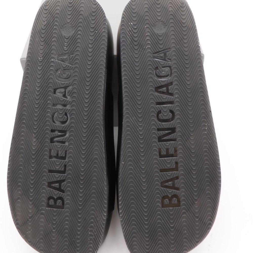 NIB Balenciaga Mallorca Platform Buckle Platform Sandals - Picture 16 of 16